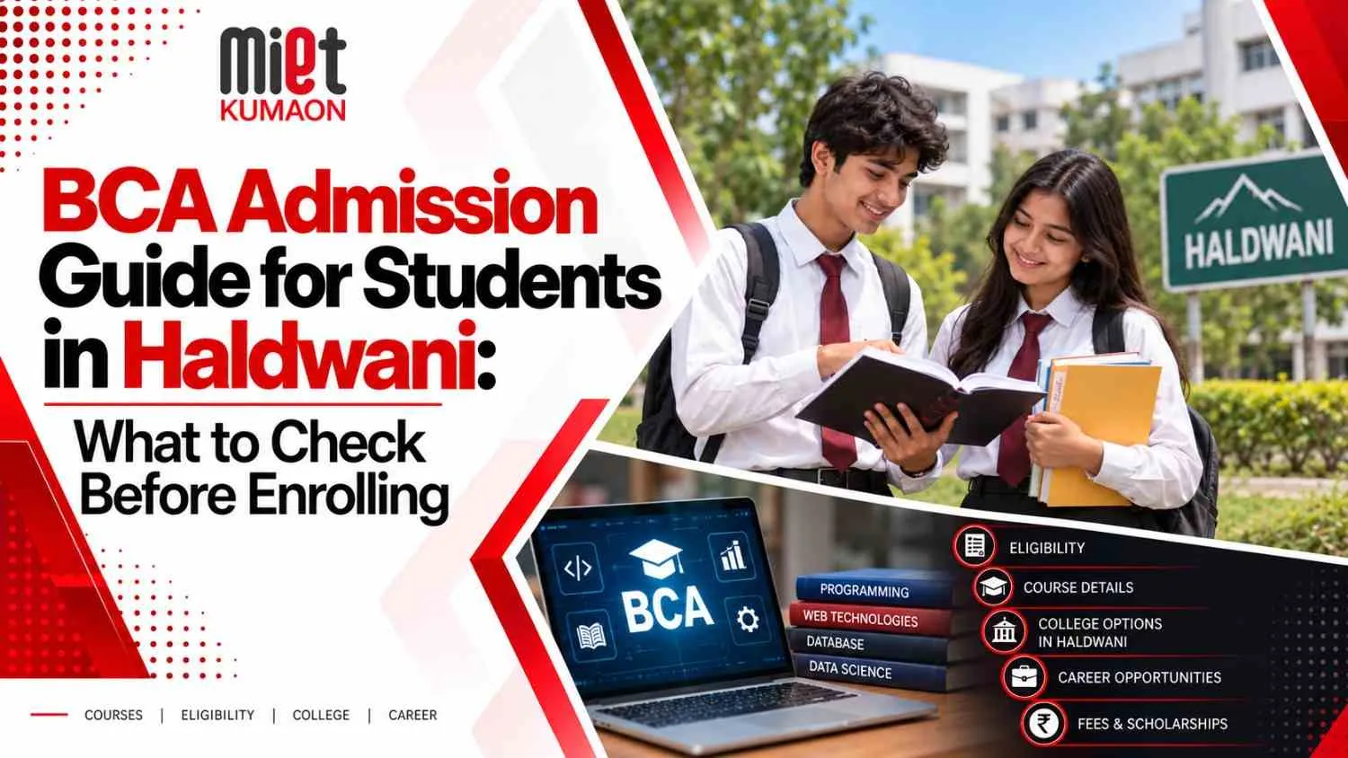 BCA Admission Guide for Students in Haldwani: What to Check Before Enrolling