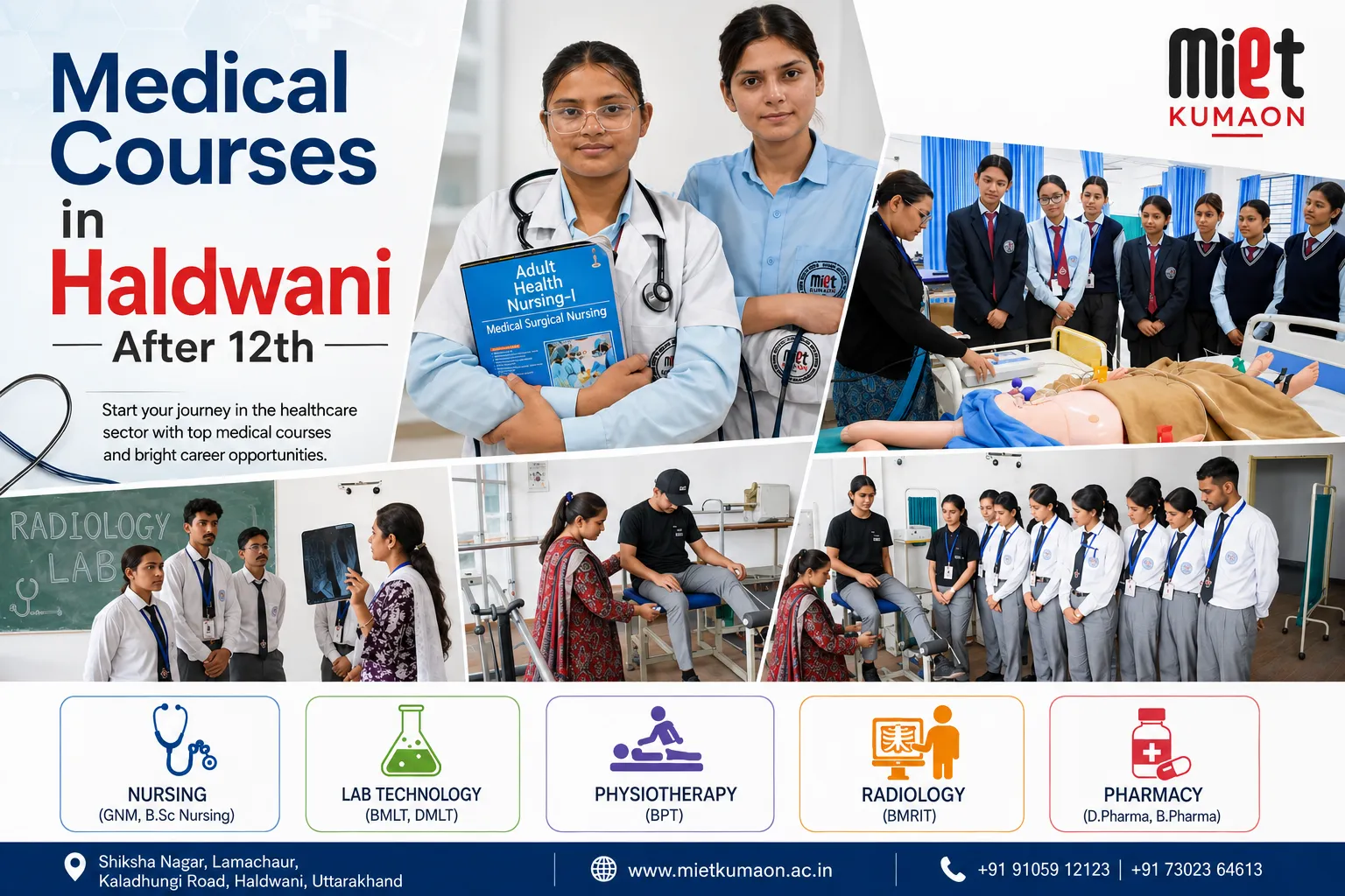 Medical Courses in Haldwani After 12th