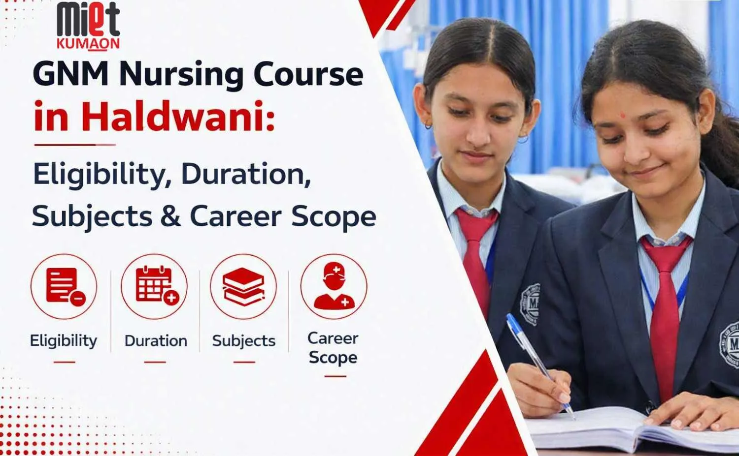 GNM Nursing Course in Haldwani: Eligibility, Duration, Subjects & Career Scope